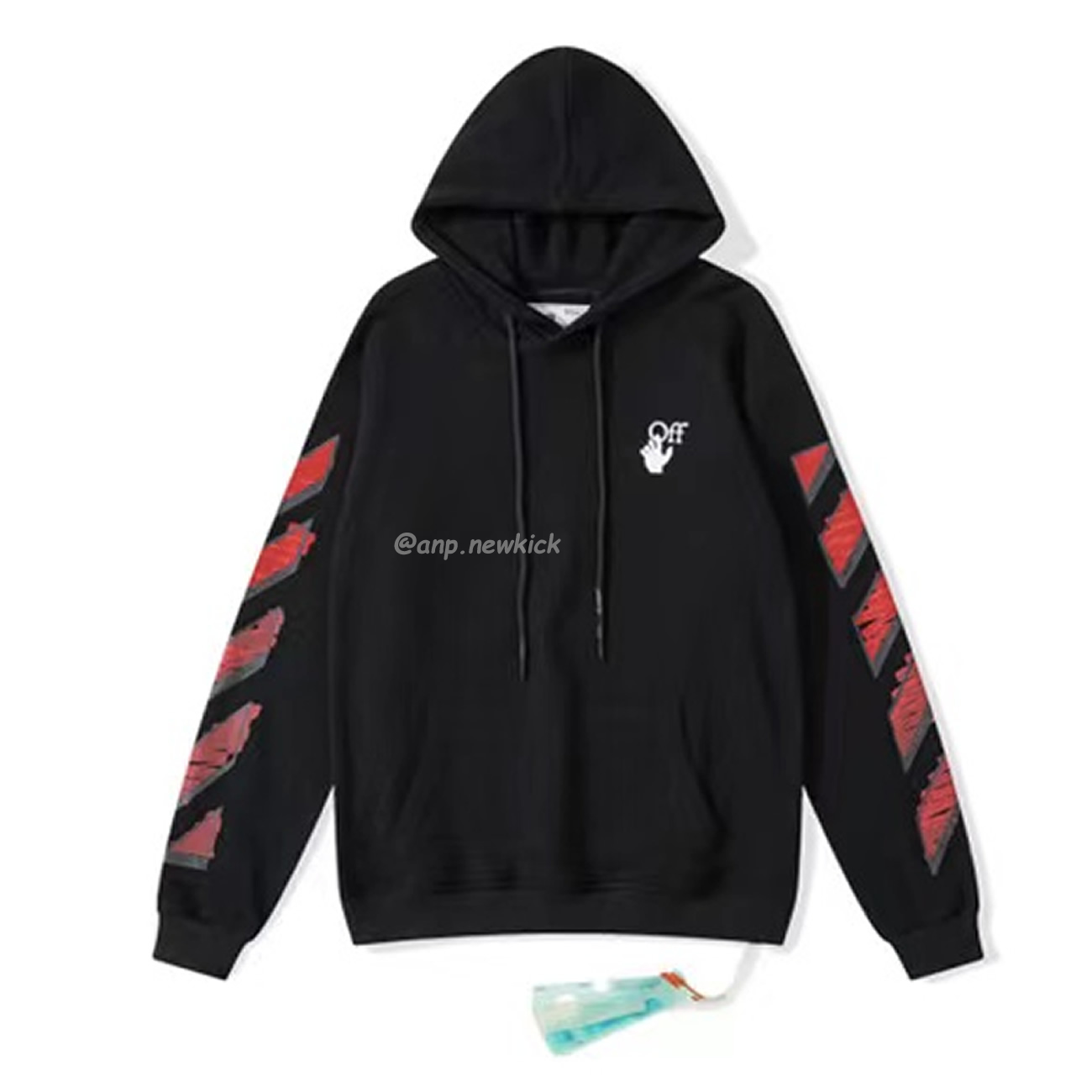 Off White Marker Hoodie Black Fuchsia Red Beige (16) - newkick.vip